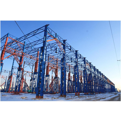 Gepersonaliseerd gegalvaniseerd geprefabriceerd staalconstructiegebouw met sterkteboutverbinding